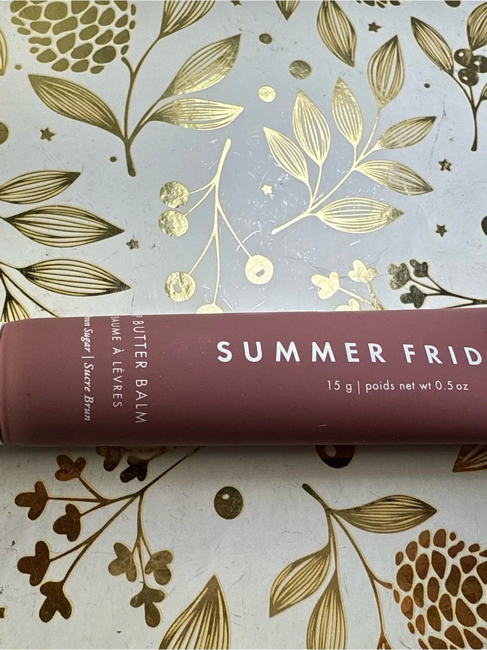 Summer Fridays Lip Butter Balm - Brown Sugar (Mauve Brown Tube)